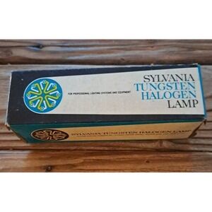 Vintage Sylvania Tungsten Halogen Lamp DYA -1000 Watts 120V 150 HRS 3200 K NOS